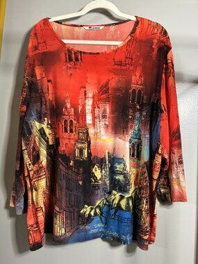 NyGard Collection Graphic Tee NO SIZE TAG based on measurements @2XL